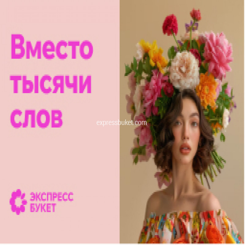 Дизайнерская открытка "Вместо тысячи слов" 2