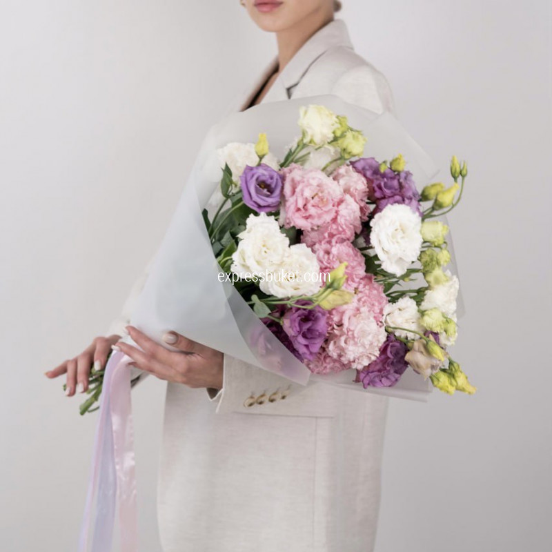 Букет из эустом Романтика