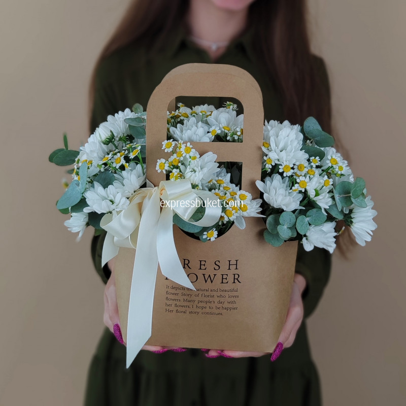 Букет ромашковая нежность